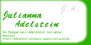 julianna adelstein business card